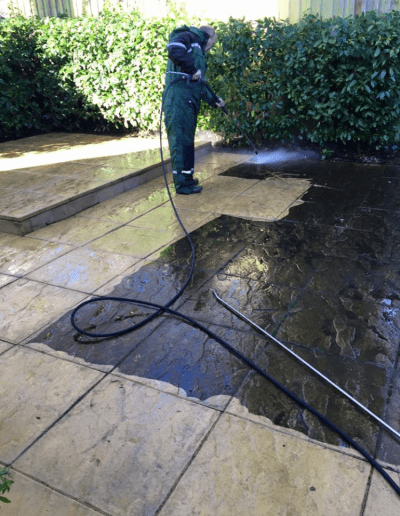 Pressure Washing Floor